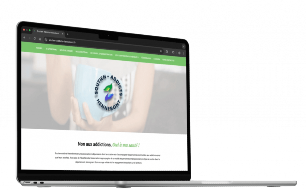 Soutiens Addicts Hennebont - Valentin.solutions - Création de site internet pour les associations